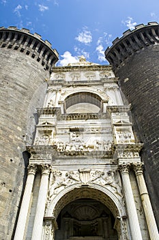 Castle of Maschio Angioino, Naples Italy photo