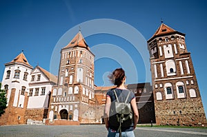 Medieval castle in Mir, Belarus