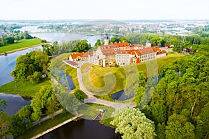 Castle in Nesvizh, Minsk Region, Belarus. photo