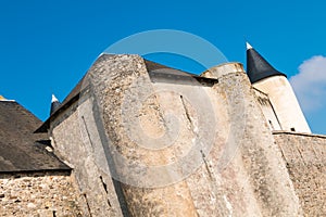 Medieval castle of Noirmoutier in France