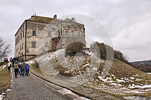 The medieval castle in Olesko , Ukraine