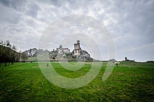 Medieval castle in Olsztyn, Poland