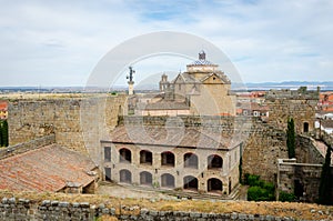 Medieval castle in Oropesa. Toledo. Spain photo