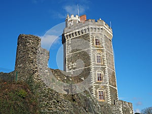 The medieval castle of Oudon, Loire Atlantique departement, France