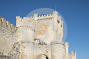 Medieval Castle of PeÃ±afiel of Spain on a Sunny Day 1