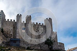 Medieval castle in the portuguese village of Obidos