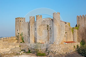 Medieval castle in the portuguese village of Obidos