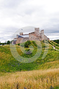 Medieval castle in Rakvere, Estonia in summer