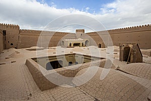 Medieval castle of Rayen in Kerman, Iran