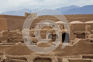 Medieval castle of Rayen in Kerman, Iran