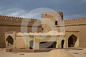 Medieval castle of Rayen in Kerman, Iran