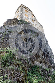 Medieval castle on rock