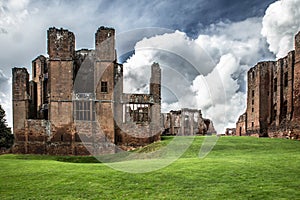 Medieval Castle ruins, Kenilworth, Warwickshire, United Kingdom