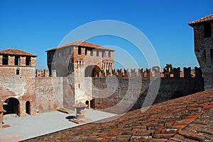 Medieval castle of Soncino, Lombardy, Italy