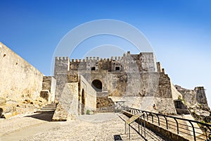 Medieval Castle in Tarifa, Spain. photo