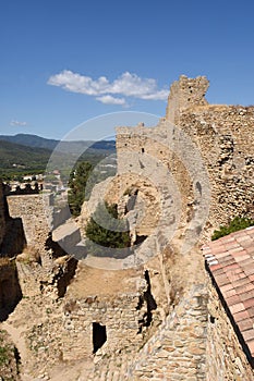 Medieval Castle , tenth century, Palafolls, photo
