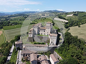 The medieval castle of Torrechiara