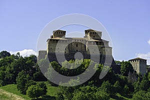 Medieval castle of Torrechiara, Parma province, Italy