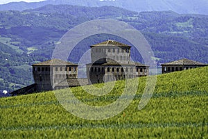 Medieval castle of Torrechiara, Parma province, Italy