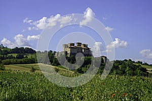 Medieval castle of Torrechiara, Parma province, Italy