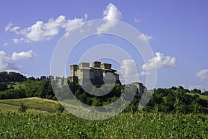 Medieval castle of Torrechiara, Parma province, Italy