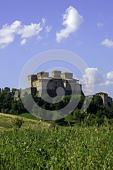 Medieval castle of Torrechiara, Parma province, Italy