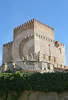 Medieval castle tower photo