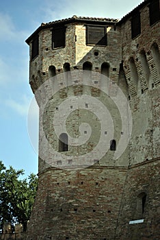 Medieval castle tower