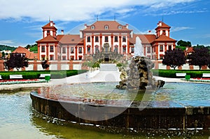 Medieval castle Troja