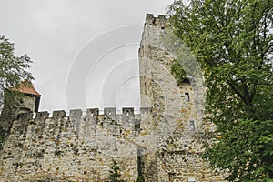 Medieval castle Tropsztyn in Poland
