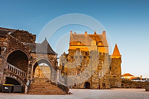 Medieval castle of Vitre Brittany, France.