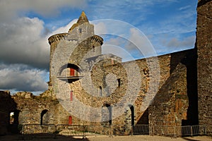 Medieval castle of VitrÃ©, Brittany, France.