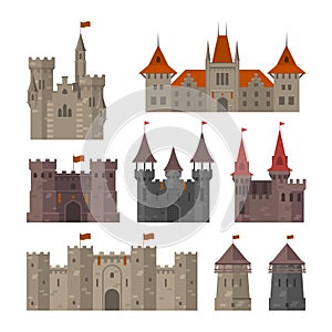 Medieval castles, fortresses and strongholds