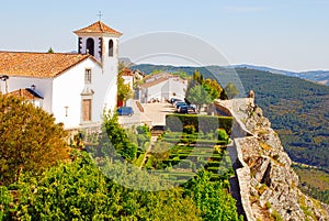 Medieval cathedral and garden in Marvao(Portugal)