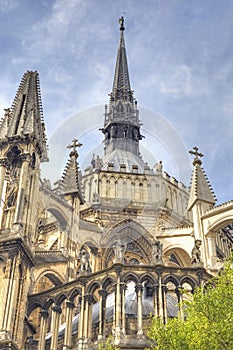 Medieval cathedral in Reims