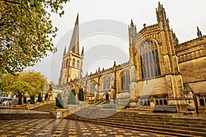 Medieval Cathedral in Wakefield,United Kingdom.