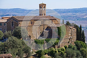 Medieval Catholic church in the town of Montalcino