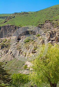 Medieval cave city monastery Vardzia,Transcaucasus