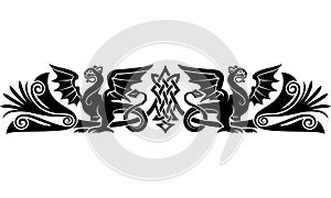 Medieval Celtic pattern