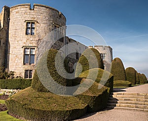 Medieval Chirk Castle in Wales