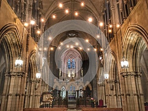 Medieval Christ Church Dublin Ireland Set of the Tudors