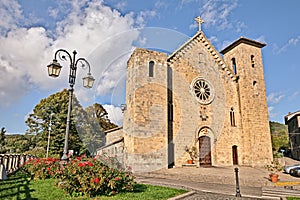 Medieval church in Bolsena, Viterbo, Lazio, Italy