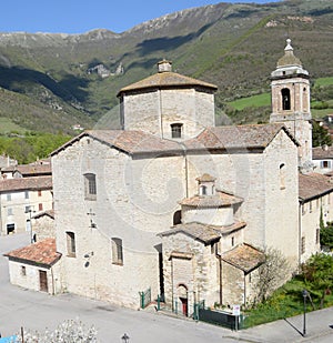 Medieval church in Cantiano - Italy