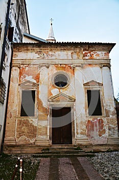 Medieval church in Conegliano Veneto, Treviso, Italy
