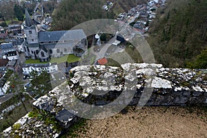 Medieval church, Crevecoeur, Leffe, Dinant, Belgium