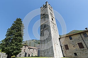 Medieval church at Diecimo, Lucca