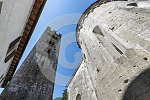 Medieval church at Diecimo, Lucca