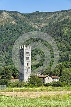 Medieval church at Diecimo, Lucca