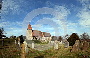 Medieval Church grave graveyard England