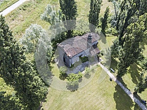 Medieval Church, in Italy photo